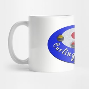 Curling Rocks Curling Circle Ice Curling Stone Mug